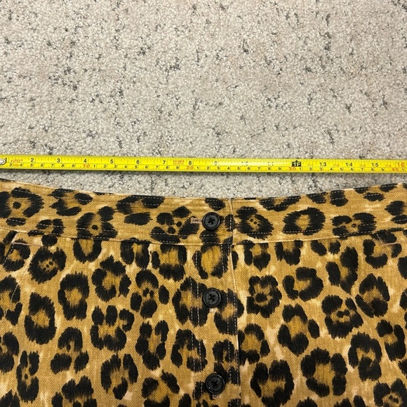 Lauren Ralph Lauren 8 EUC Linen and cotton cheetah skirt in EUC - Picture 11 of 14